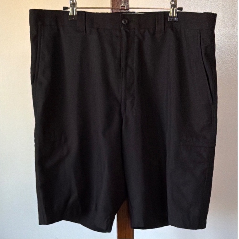 PGA Tour Mens Black Golf Shorts Flat Front Performance 36 Activewear Links  Pro